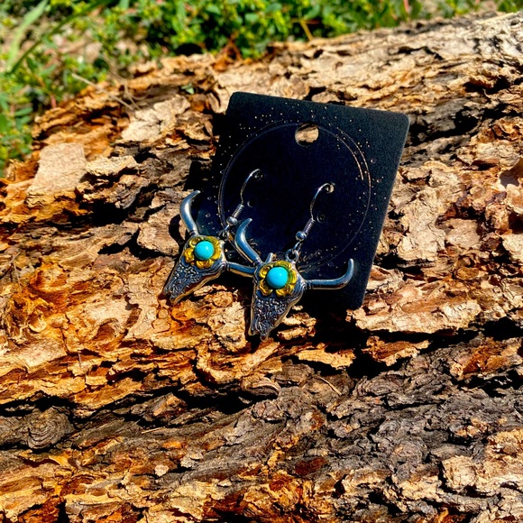 Jewelry - Steer head earrings